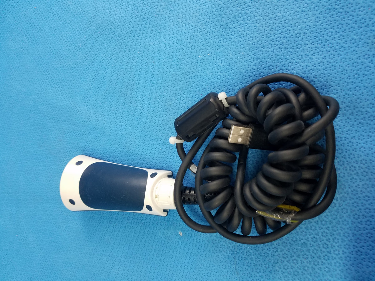 Medical Grade 2D Handheld Barcode Scanner With Coiled USB Cable