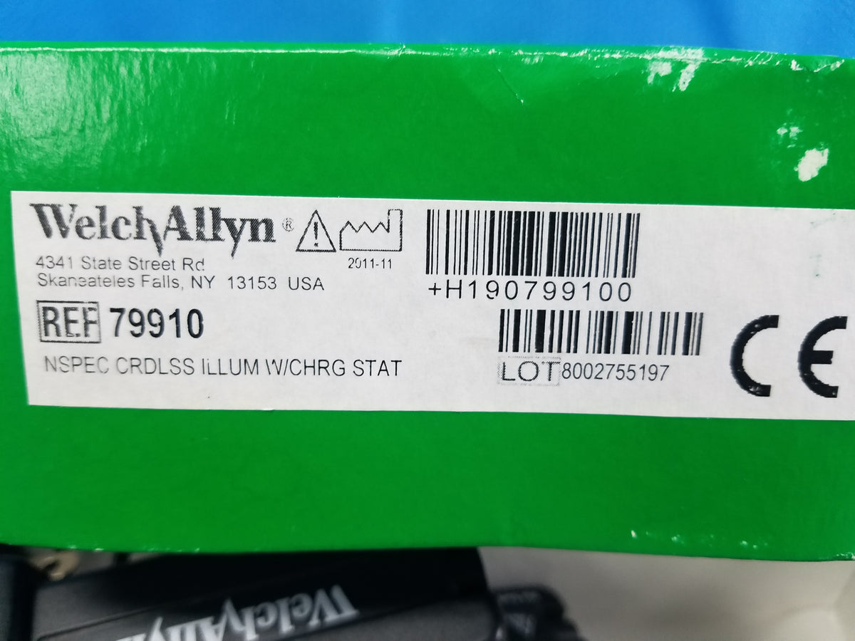 Welch Allyn 79910 KleenSpec Cordless LED Vaginal Illumination System & Charger