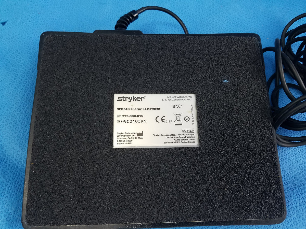 Stryker Serfas Energy Dual Pedal Footswitch Ref 279-000-010