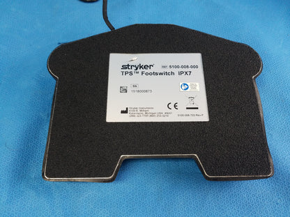 Stryker IPX7 TPS Surgical Footswitch Ref 5100-008-000