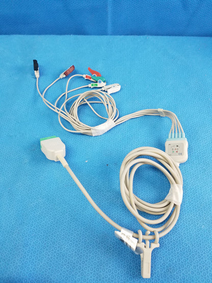 Direct Connect ECG /EKG Cable 5 Clip & 11 PIN Compatible With GE Marquette Ref 2586P