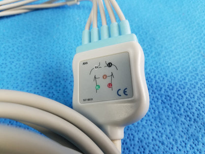 Direct Connect ECG /EKG Cable 5 Clip & 11 PIN Compatible With GE Marquette Ref 2586P