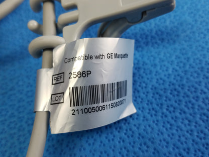 Direct Connect ECG /EKG Cable 5 Clip & 11 PIN Compatible With GE Marquette Ref 2586P