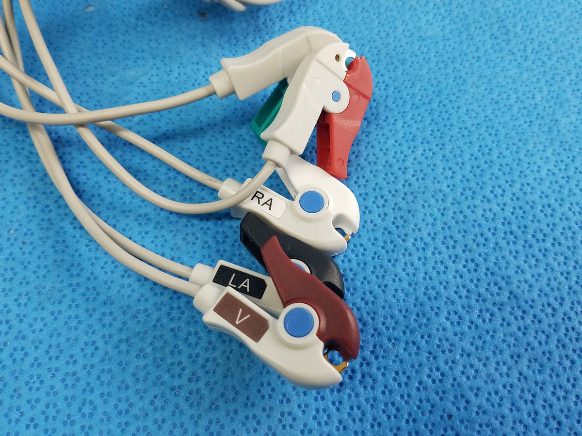 Direct Connect ECG /EKG Cable 5 Clip & 11 PIN Compatible With GE Marquette Ref 2586P