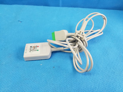 GE Healthcare 3/5 Lead ECG Trunk Cable 11-Pin Connector Ref 2106305-001