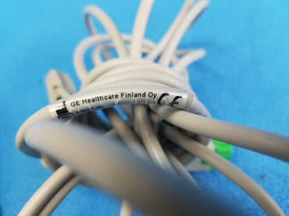 GE Healthcare 3/5 Lead ECG Trunk Cable 11-Pin Connector Ref 2106305-001