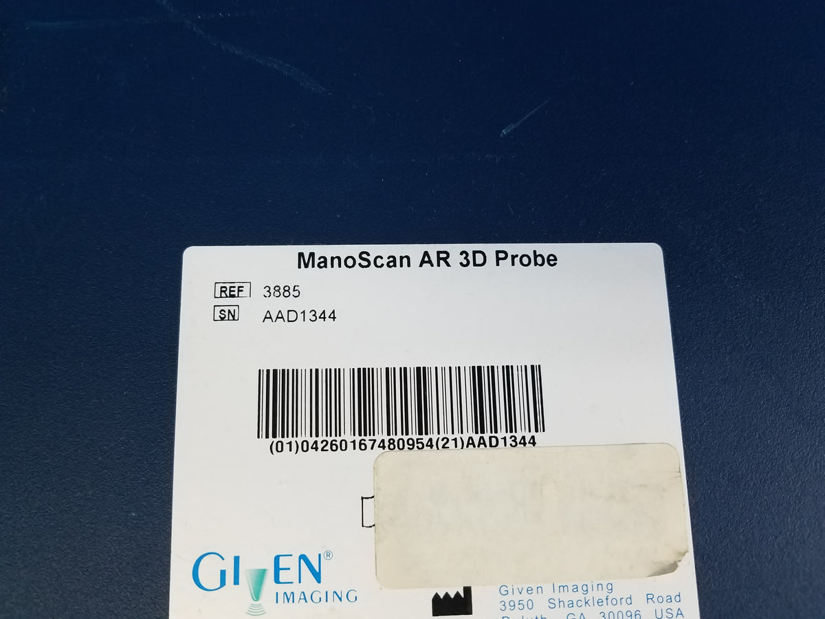Given Imaging ManoScan AR 3D Probe High Resolution Anorectal Manometry Catheter Ref 3885