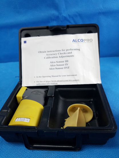 Intoximeters Alco Sensor FST Portable Alcohol Test Breathalyzer With Case