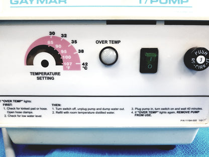 Gaymar T/Pump TP-500 Heat Therapy Pump Patient Temperature Control Unit