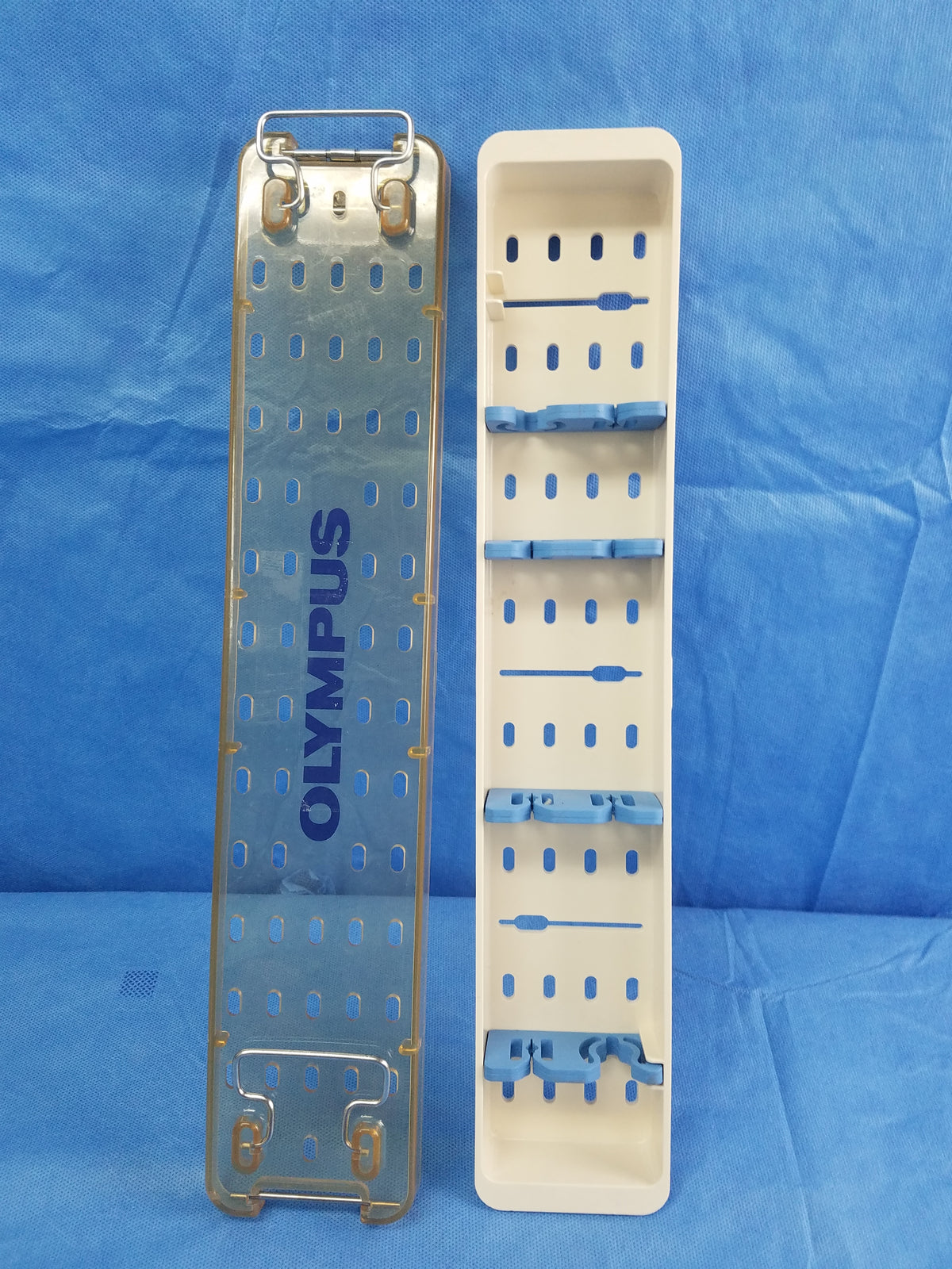 Olympus Autoclave Endoscope Sterilization Tray WA05990A With Lid