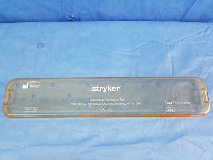 Stryker 233-032-108 Laparoscope Sterilization Tray Surgical Instrument Case