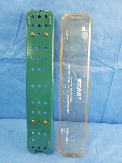 Stryker 233-032-108 Laparoscope Sterilization Tray Surgical Instrument Case