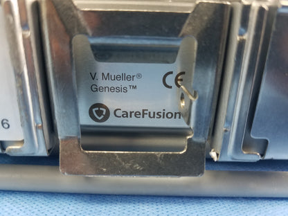 V.Mueller Genesis Sterilization Container With Instrument Basket & Silicone Mat