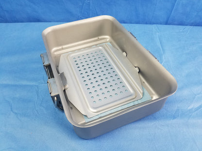 V.Mueller Genesis Sterilization Container With Instrument Basket & Silicone Mat