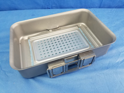 V.Mueller Genesis Sterilization Container With Instrument Basket & Silicone Mat