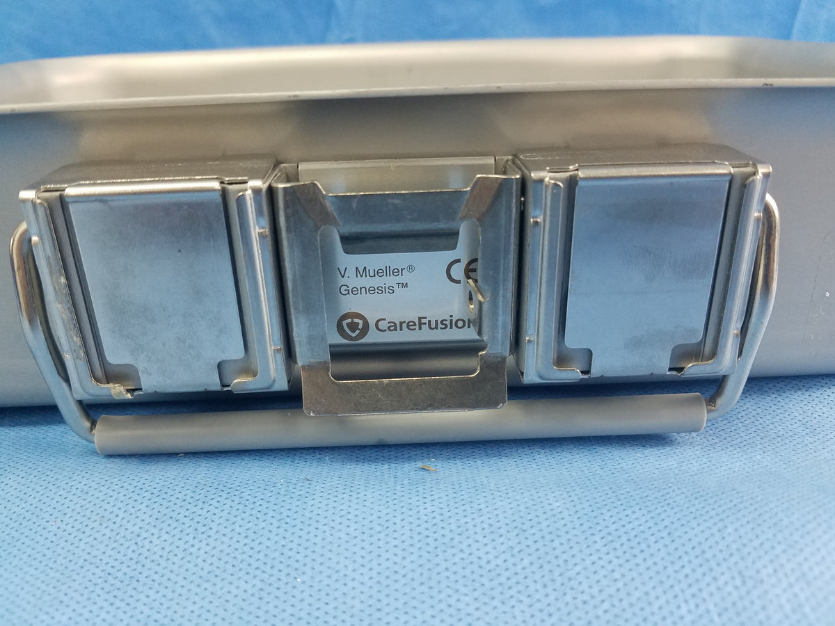 V.Mueller Genesis Sterilization Container With Instrument Basket & Silicone Mat