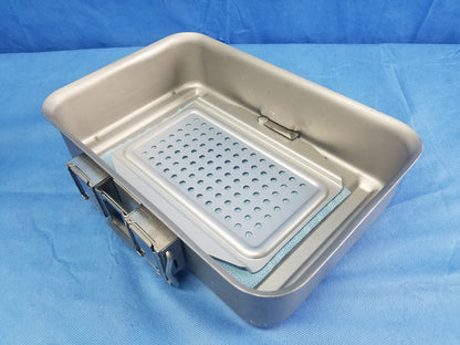V.Mueller Genesis Sterilization Container With Instrument Basket & Silicone Mat