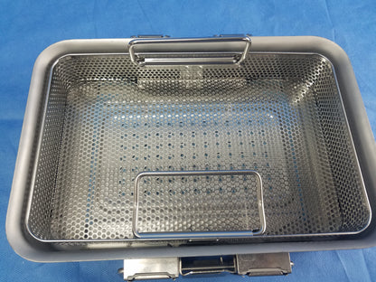 V.Mueller Genesis Sterilization Container With Instrument Basket & Silicone Mat
