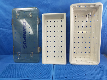 Olympus WA05970A Autoclavable Endoscope Instrument Tray With WA05971A Basket & Mat