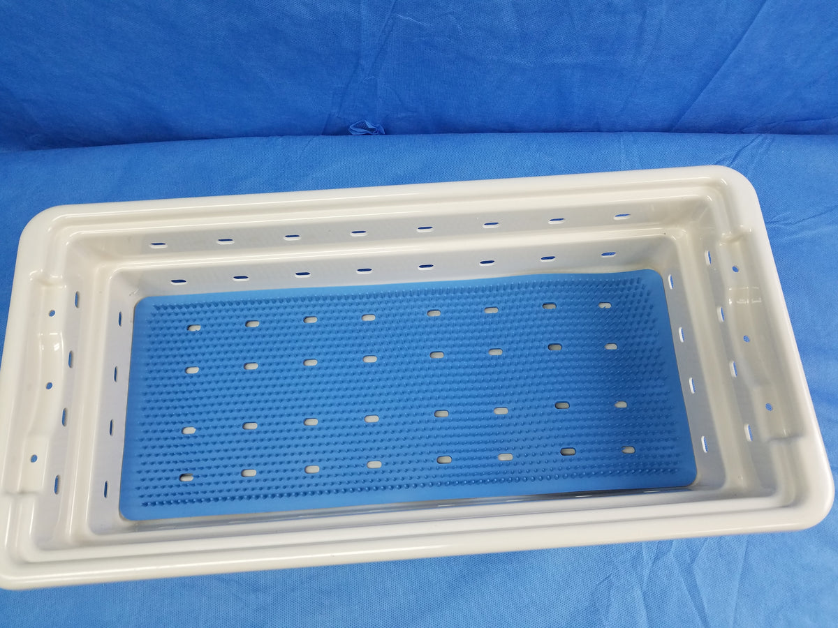 Olympus WA05970A Autoclavable Endoscope Instrument Tray With WA05971A Basket & Mat