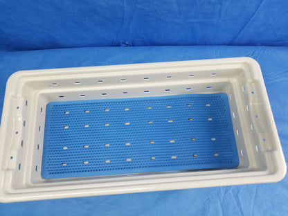 Olympus WA05970A Autoclavable Endoscope Instrument Tray With WA05971A Basket & Mat