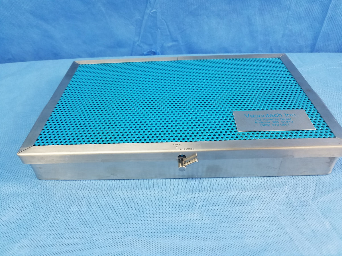 Vascutech Stainless Steel Micro Care Surgical Instruments Case