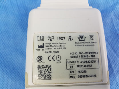 Philips Medical Systems MX40-1B4 Wearable Patient Monitor Ref 865350