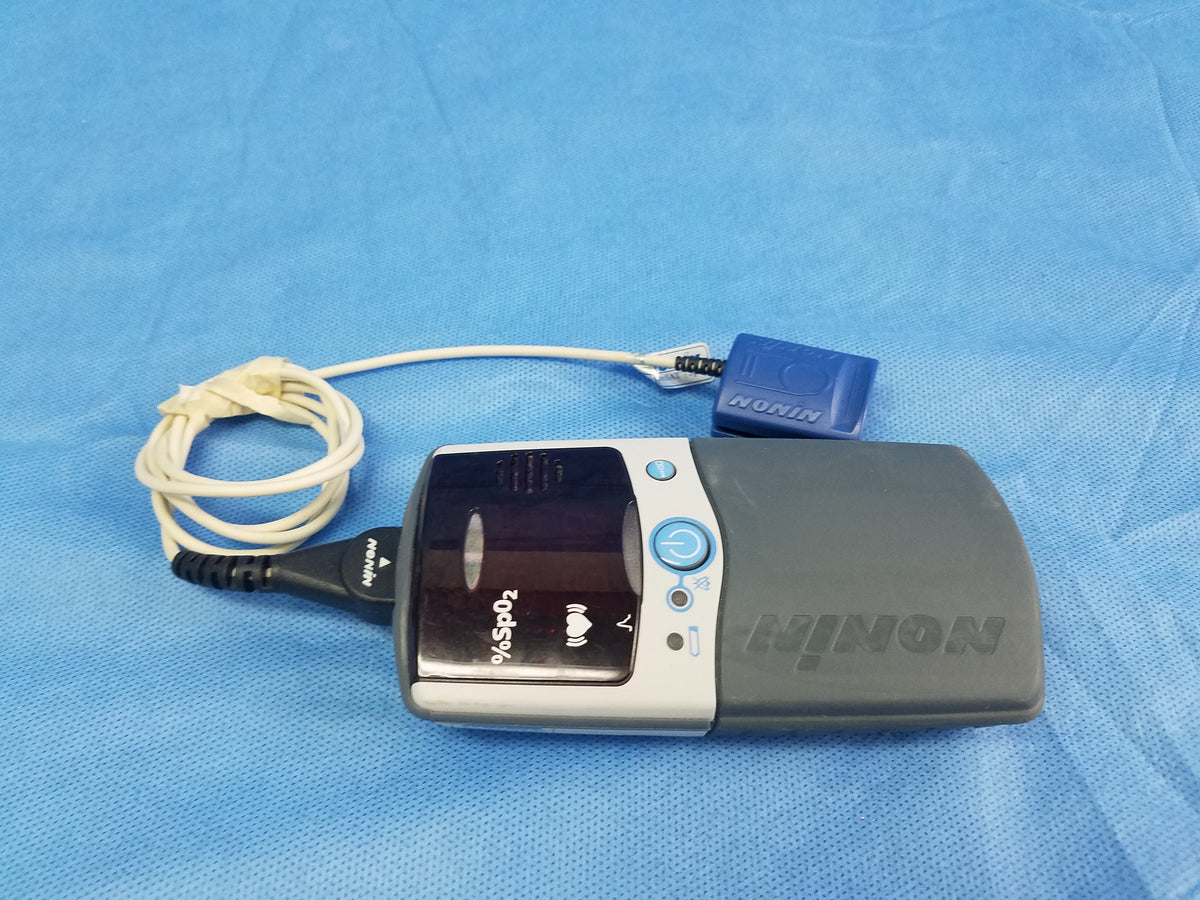 Nonin SPO2 Digital Pulse Oximeter With Finger Sensor