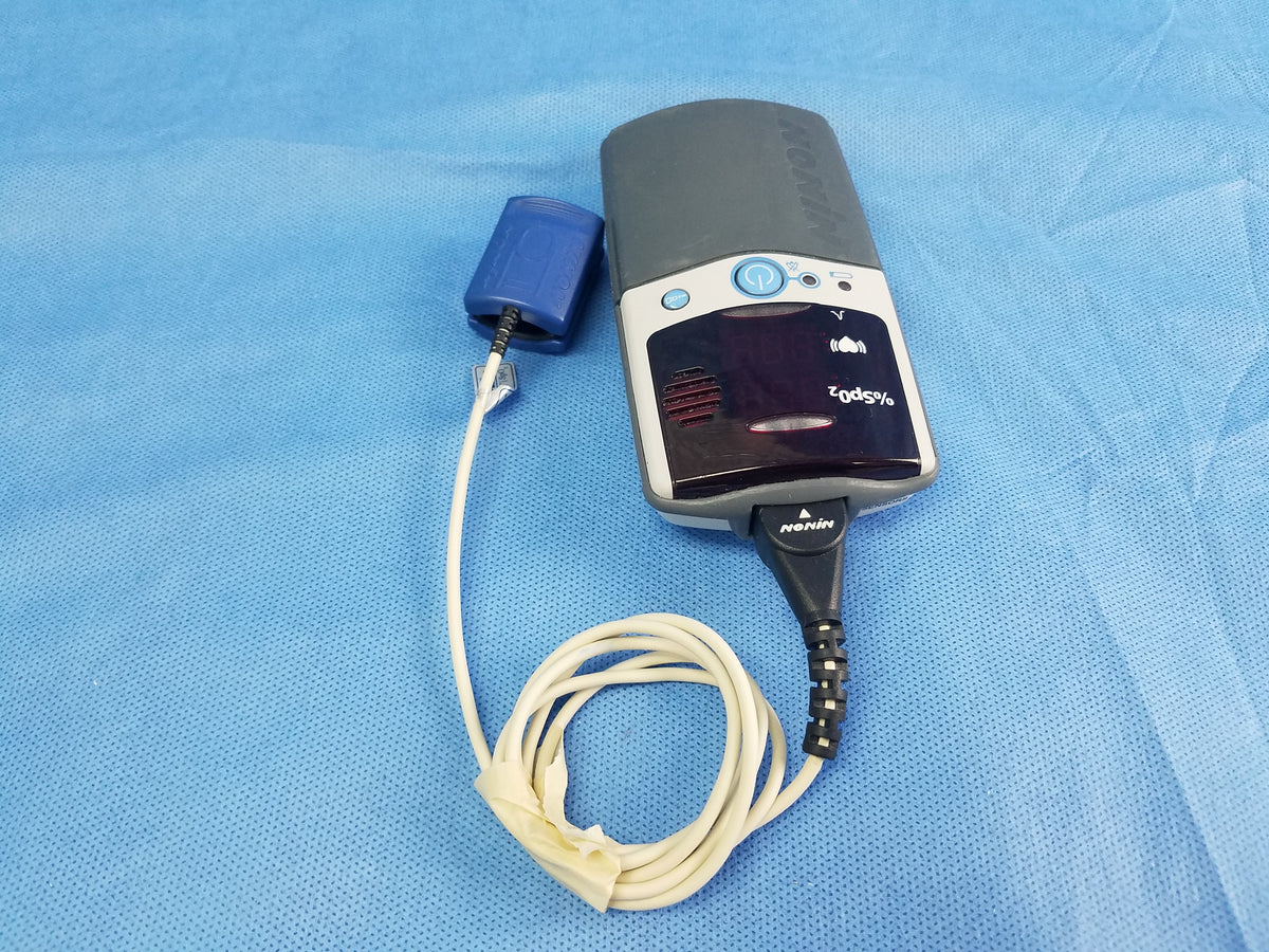 Nonin SPO2 Digital Pulse Oximeter With Finger Sensor