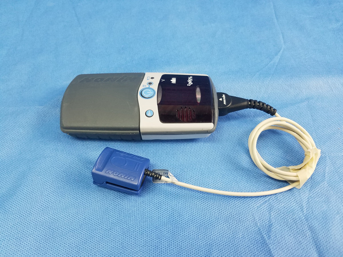 Nonin SPO2 Digital Pulse Oximeter With Finger Sensor