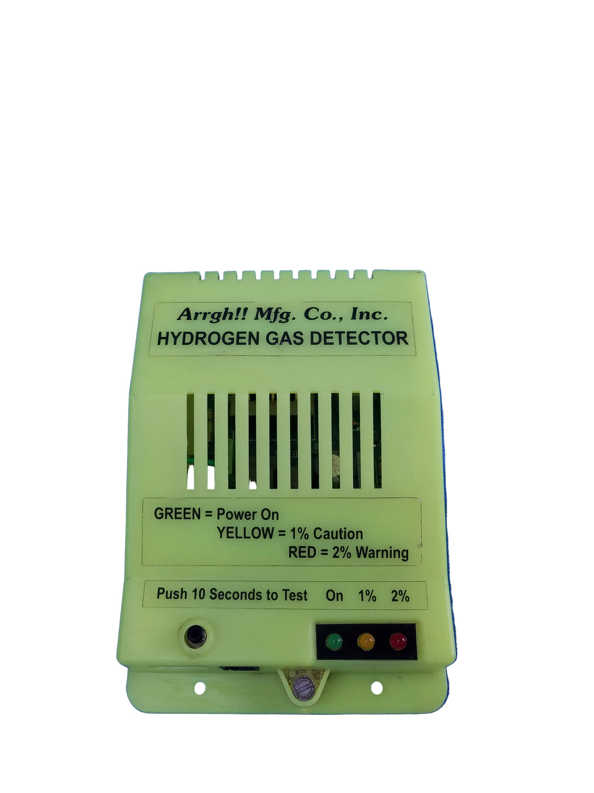 Arrgh Mfg Mark IV Hydrogen Gas Detector Battery Room Safety Alarm