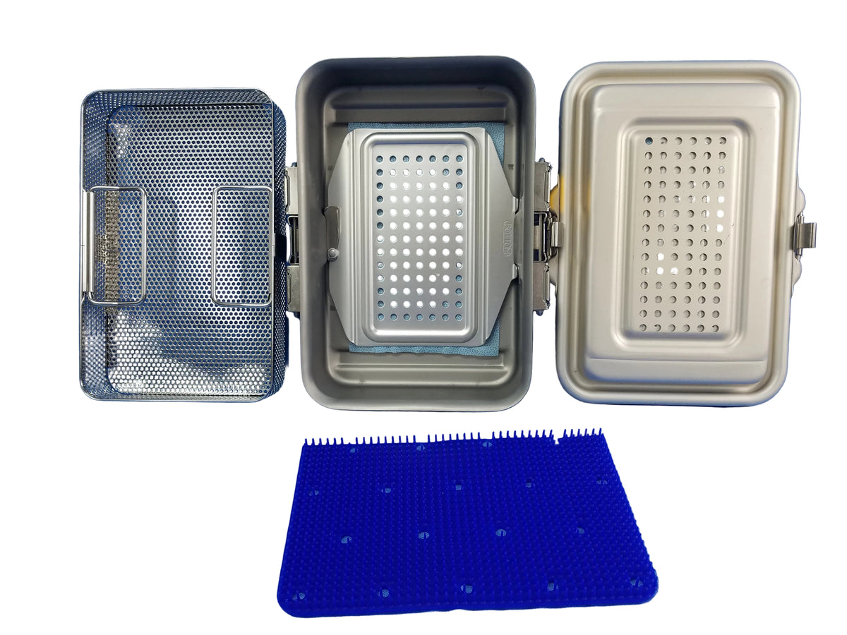 V.Mueller Genesis Sterilization Container With Basket & Silicone Mat