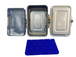 V.Mueller Genesis Sterilization Container With Basket & Silicone Mat