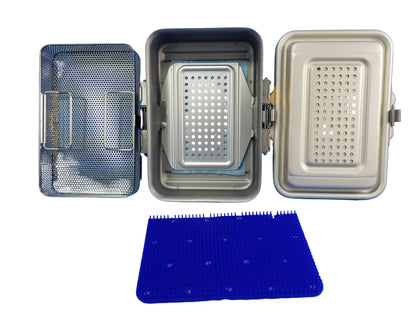 V.Mueller Genesis Sterilization Container With Basket & Silicone Mat