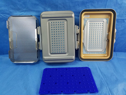 V.Mueller Genesis Sterilization Container With Basket & Silicone Mat