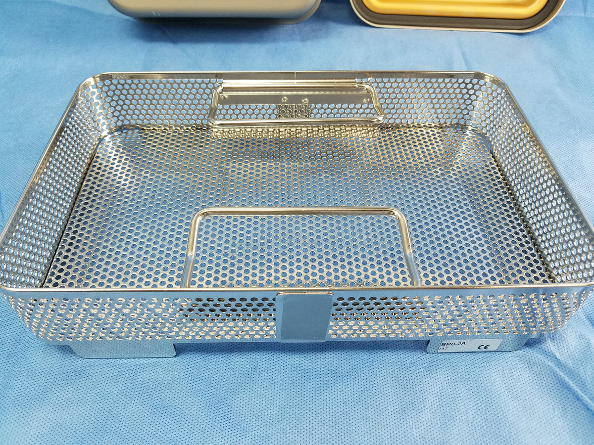 V.Mueller Genesis Sterilization Container With Basket & Silicone Mat