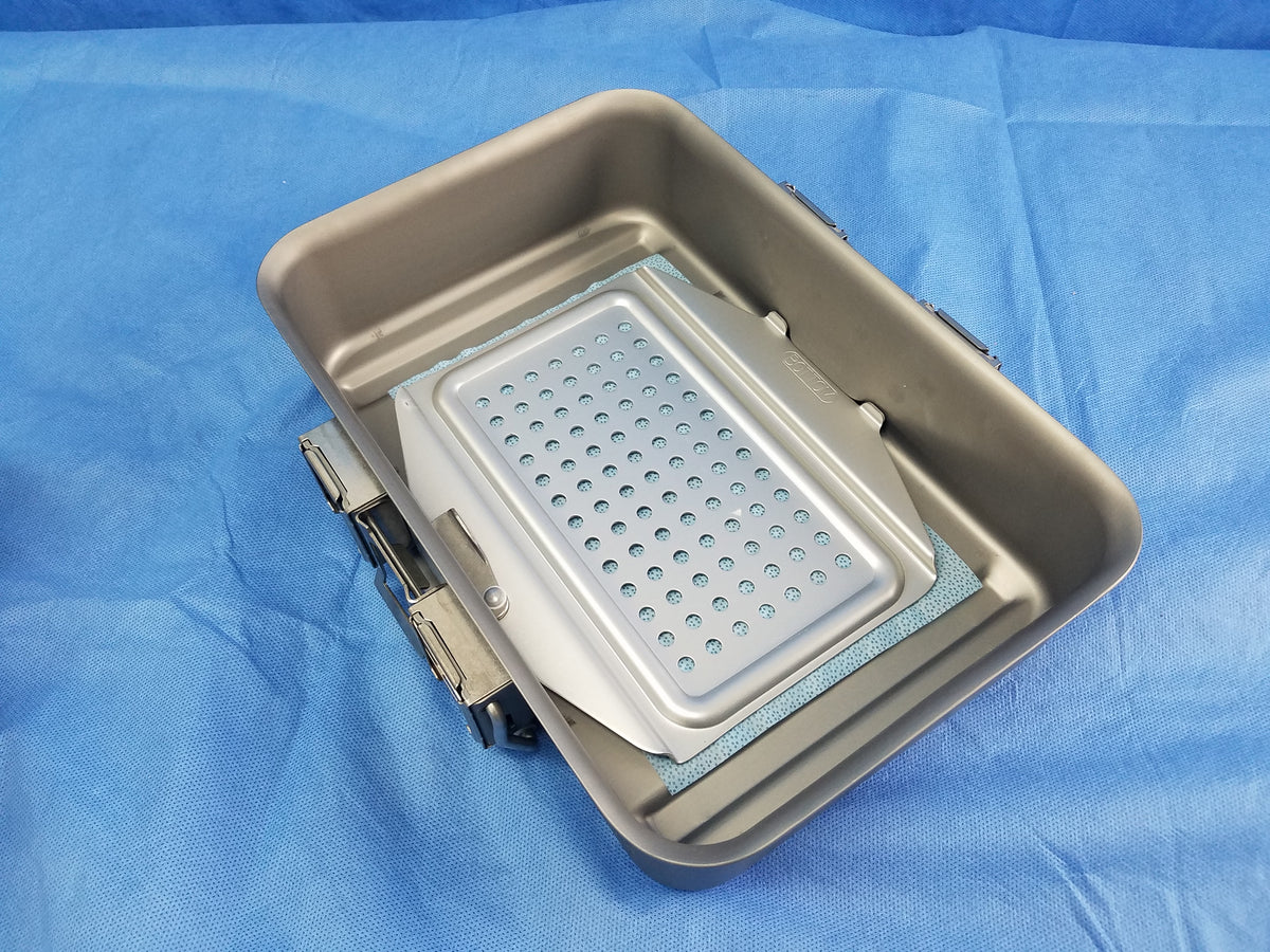 V.Mueller Genesis Sterilization Container With Basket & Silicone Mat