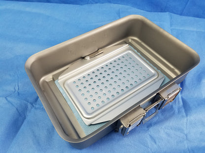 V.Mueller Genesis Sterilization Container With Basket & Silicone Mat