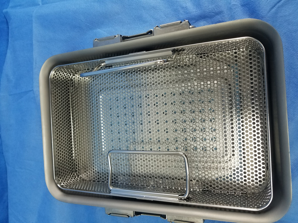 V.Mueller Genesis Sterilization Container With Basket & Silicone Mat
