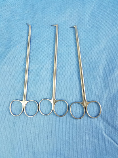 Lot of 3 Codman 54-8021 & 54-8018 Diethrich Coronary Artery Scissors