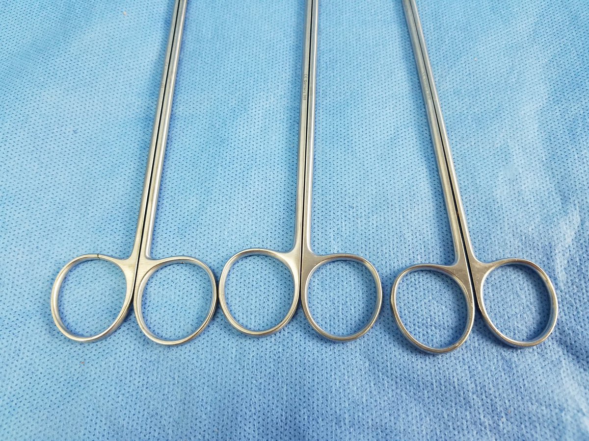 Lot of 3 Codman 54-8021 & 54-8018 Diethrich Coronary Artery Scissors
