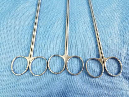 Lot of 3 Codman 54-8021 & 54-8018 Diethrich Coronary Artery Scissors