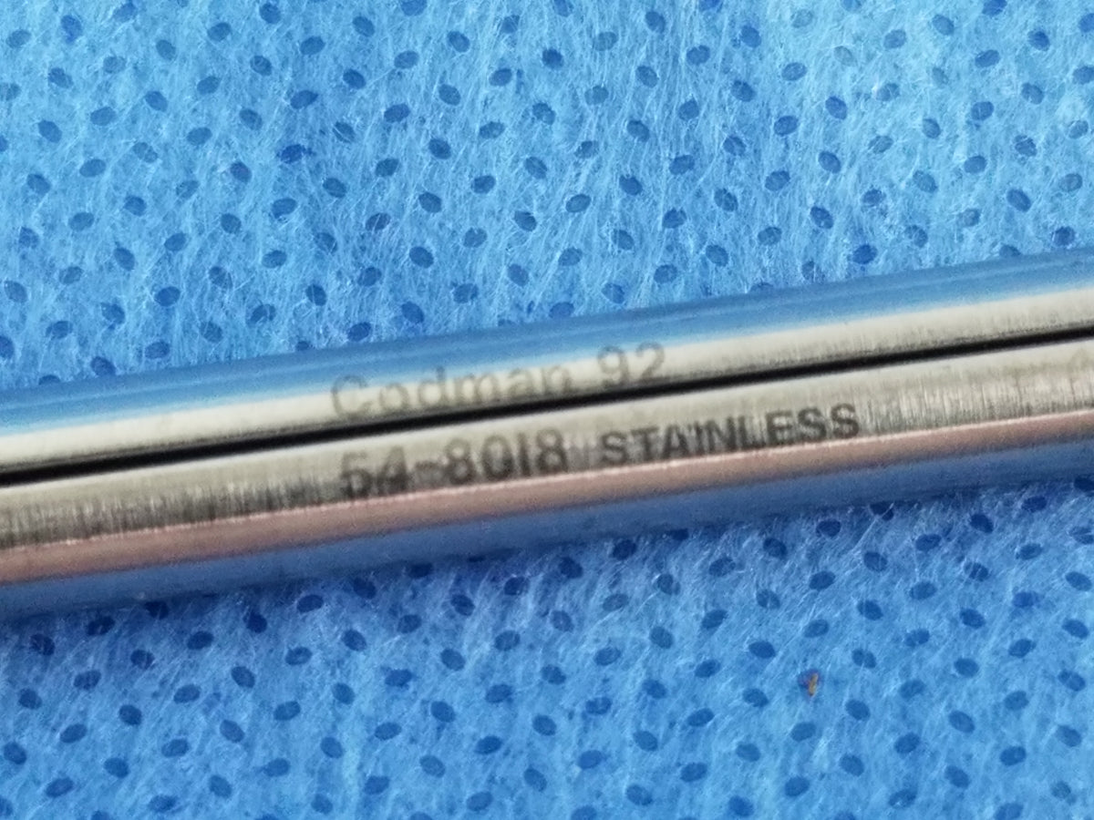 Lot of 3 Codman 54-8021 & 54-8018 Diethrich Coronary Artery Scissors
