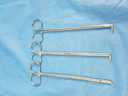 Lot of 3 Codman 54-8021 & 54-8018 Diethrich Coronary Artery Scissors