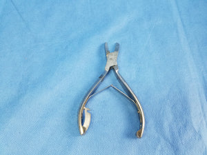 Stainless Steel Double Spring Podiatry Toenail Nipper Concave Jaws Surgical Podiatry Tool