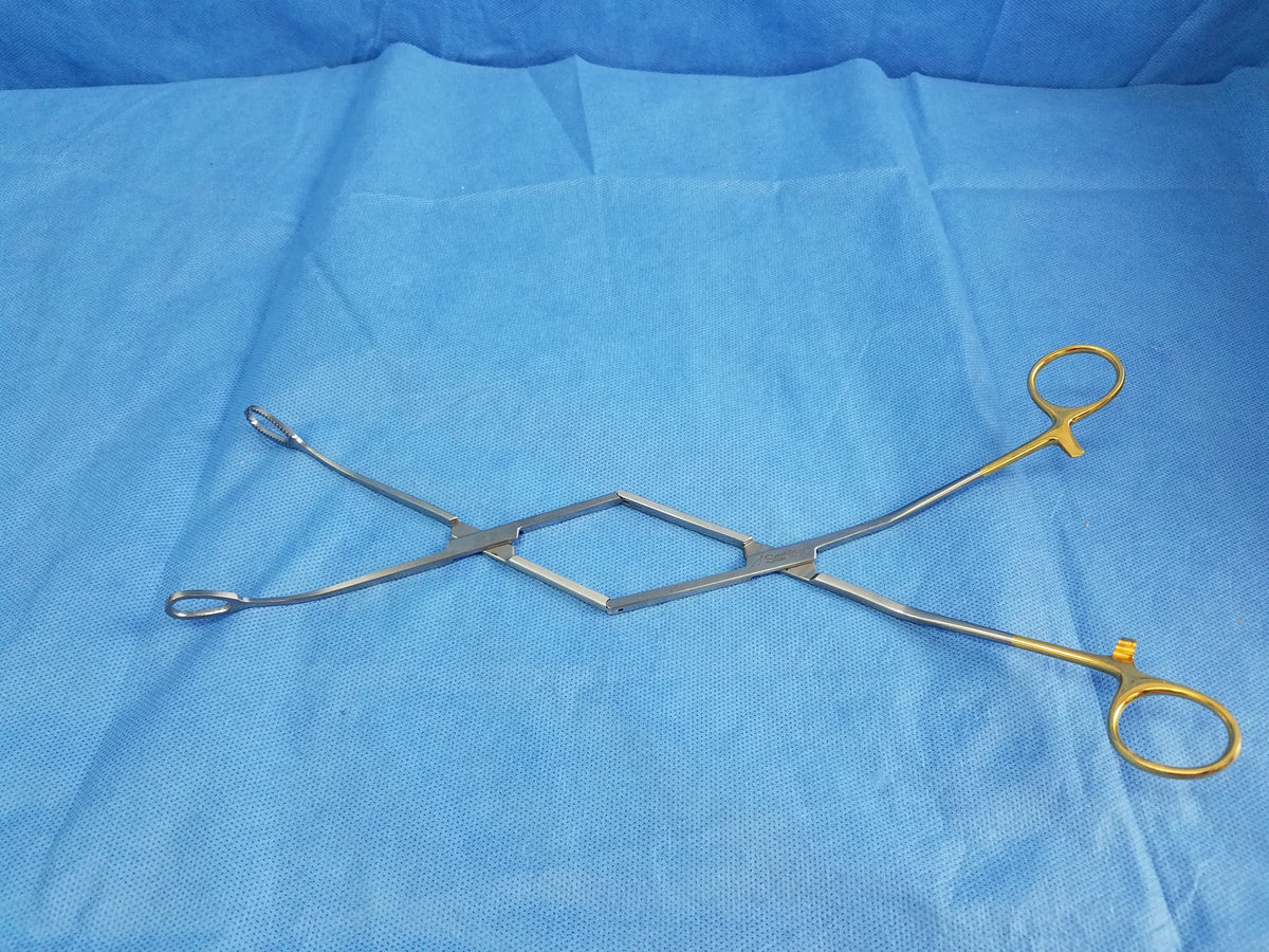 Sontec Curved Serrated Tunneling Forceps