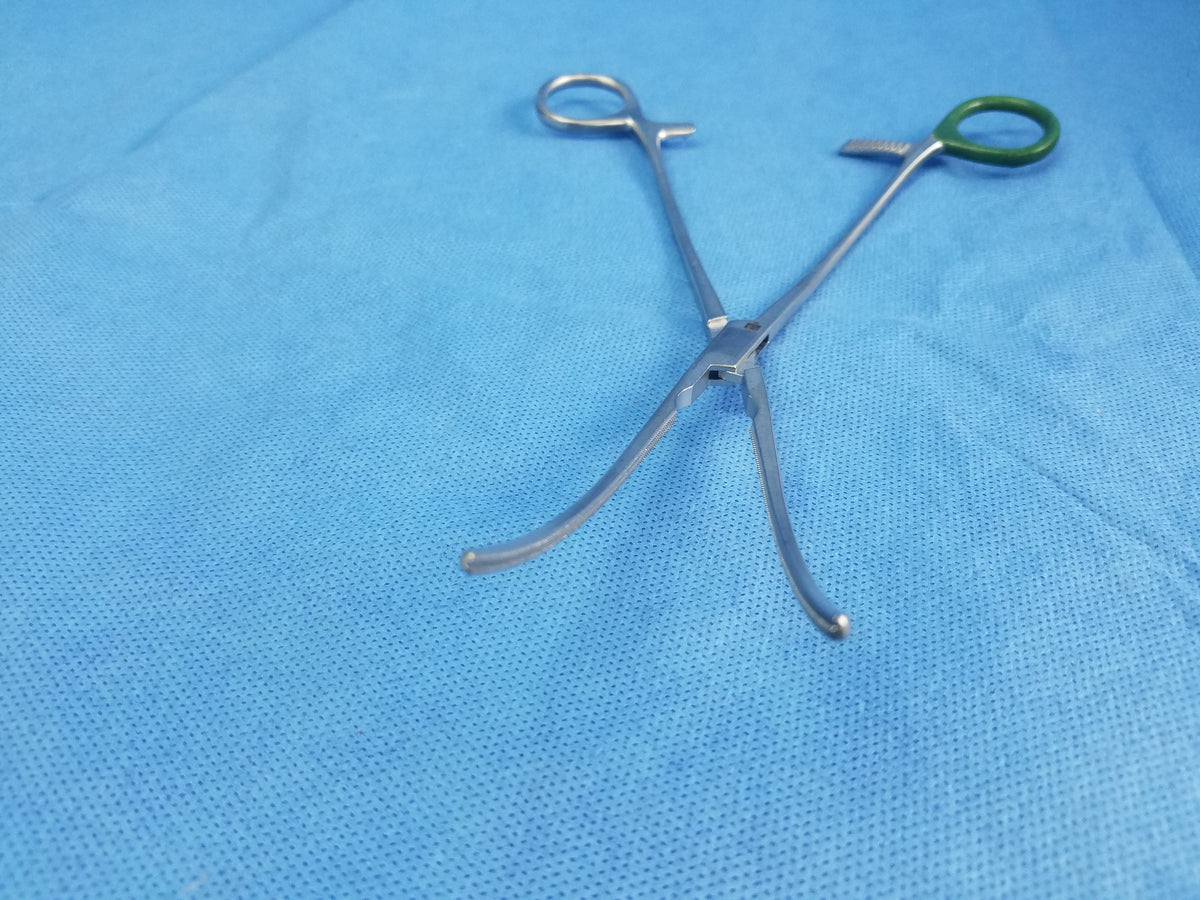V Mueller 6299R Doyen Intestinal Clamp Curved Atraumatic Forceps