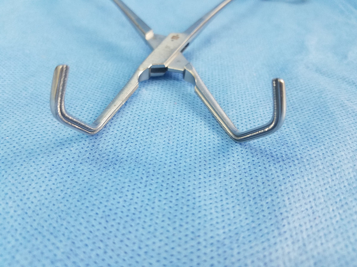 DeBakey Tangential Occlusion Surgical Clamp Atraumatic Vascular Instrument