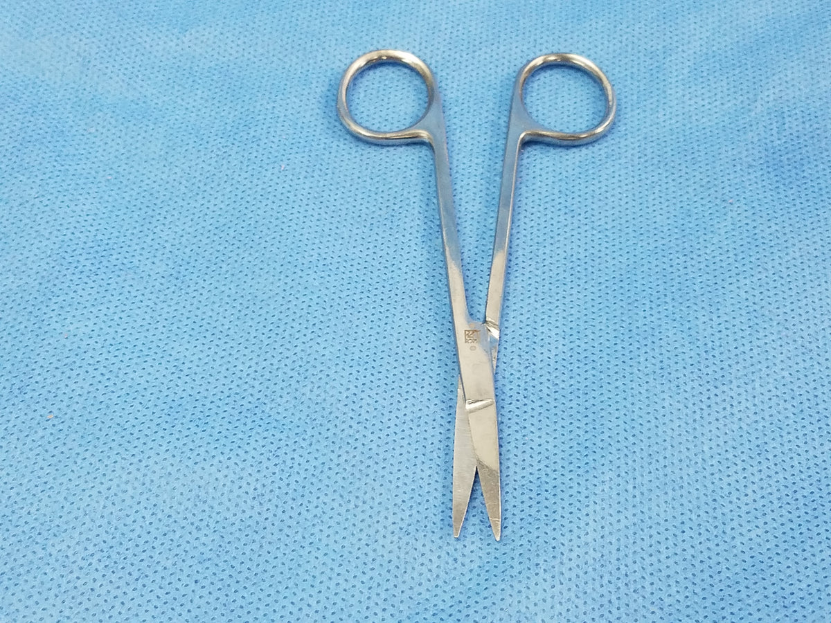 Straight Iris Scissor Stainless Steel Surgical Dental Tool