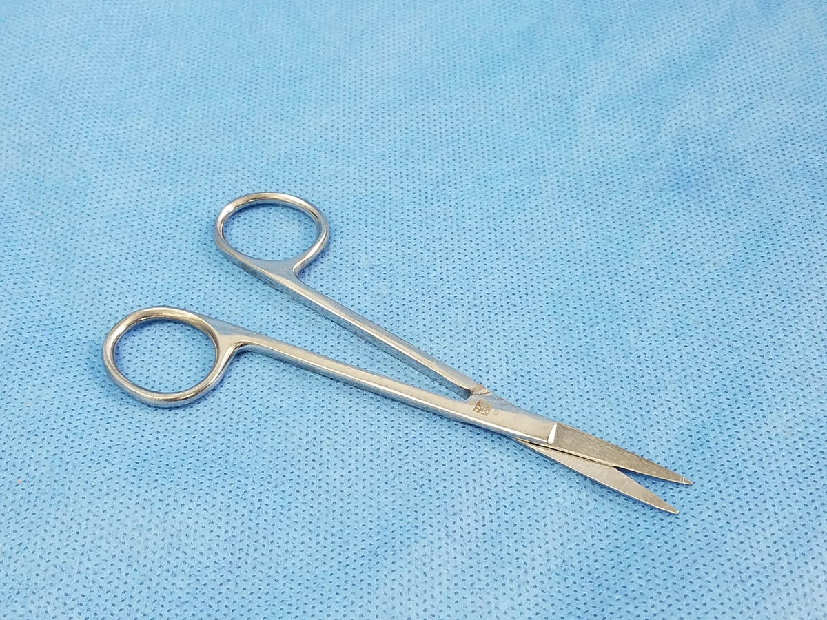 Straight Iris Scissor Stainless Steel Surgical Dental Tool